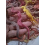 Truly Autumnal curly wool and locks, 10g