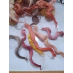 Truly Autumnal curly wool and locks, 10g