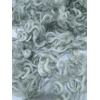 Granite Moss grey green curly wool and locks, 10g