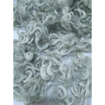 Granite Moss grey green curly wool and locks, 10g