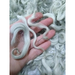 Granite Moss grey green curly wool and locks, 10g