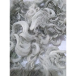 Granite Moss grey green curly wool and locks, 10g