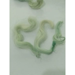 Light Spearmint Ice Green wavy wool and locks