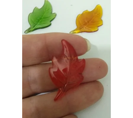 Miniature Glass Leaf