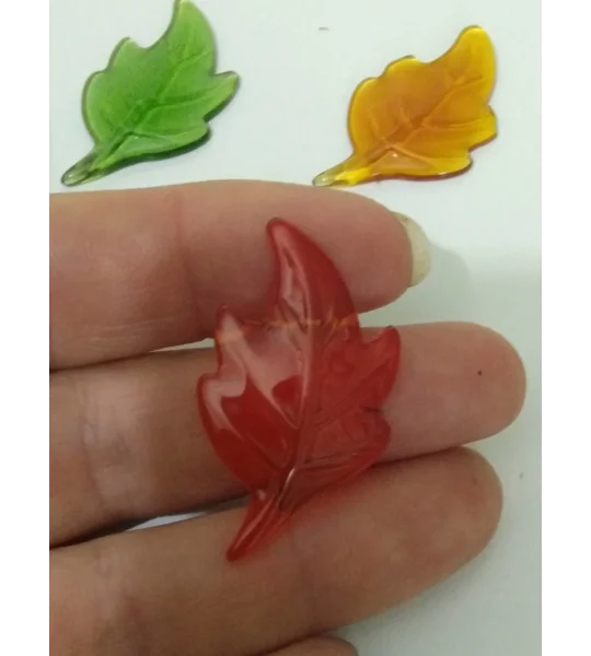 Miniature Glass Leaf