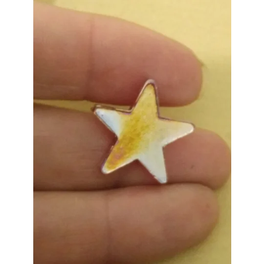 Miniature Red Glass Star