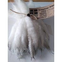 Silver tip dip dyed hand dyed wool locks