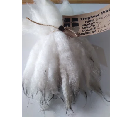 Silver tip dip dyed hand dyed wool locks