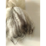 Charcoal and silver dip dyed hand dyed wool locks