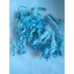White Faced Dartmoor OCEAN BLUE curly wool White Faced Dartmoor OCEAN BLUE curly wool