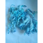 White Faced Dartmoor OCEAN BLUE curly wool White Faced Dartmoor OCEAN BLUE curly wool