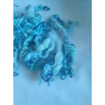 White Faced Dartmoor OCEAN BLUE curly wool White Faced Dartmoor OCEAN BLUE curly wool