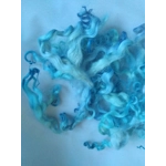 White Faced Dartmoor OCEAN BLUE curly wool White Faced Dartmoor OCEAN BLUE curly wool