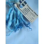 Blue and Indigo wavy white faced dartmoor wool locks