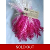 Magenta pink dip Teeswater wool locks, 28g 14g 7g