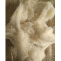 Uncarded Cream Core mixed fibre for stuffing and felting 100g