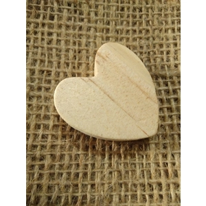 Solid Wood Heart