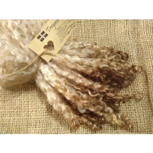 Warm Chestnut Wensleydale wool locks, 28g 14g 7g 6-8