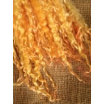 Sunshine Yellow and Orange curly wool locks, 28g 14g 7g 6-10" approx length (v)