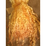 Sunshine Yellow and Orange curly wool locks, 28g 14g 7g 6-10" approx length (v)