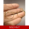 Miniature wire glasses gold colour 5cm Miniature wire glasses gold colour 5cm