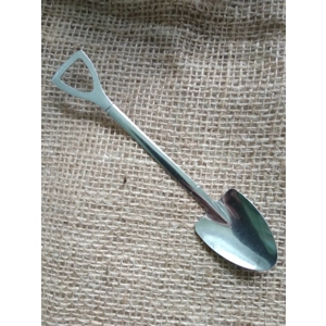 Miniature Stainless Steel Shovel/Spade - rounded