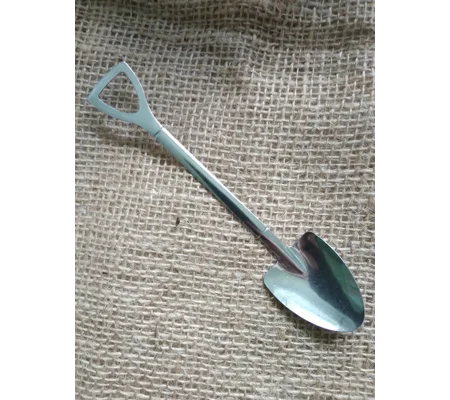 Miniature Stainless Steel Shovel/Spade - rounded