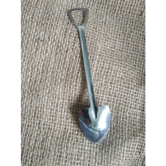 Miniature Stainless Steel Shovel/Spade - rounded