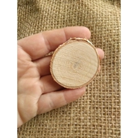 Small rustic wood slice