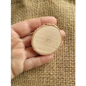 Small rustic wood slice