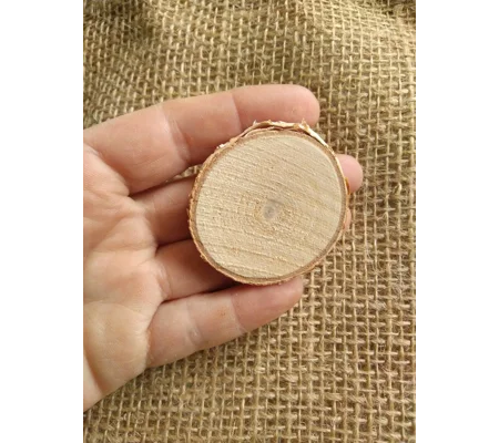Small rustic wood slice