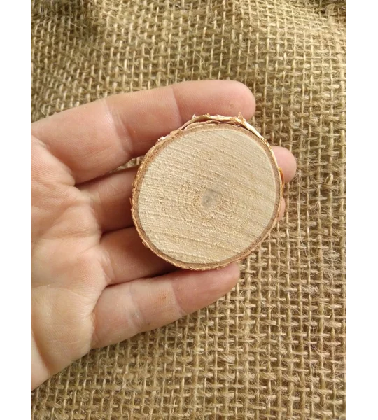 Small rustic wood slice