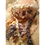 Mixed breeds curly wool, 10g Browns and Blacks Mixed breeds curly wool, 10g Browns and Blacks