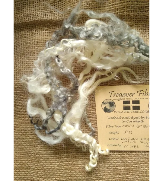 felting wool, curly wool, felting curly wool, undyed felting wool, needle felting, silver wool, grey wool