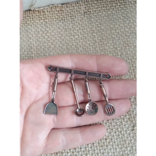 Miniature cooking tool set for crafting and props
