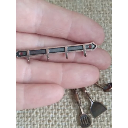 Miniature cooking tool set for crafting and props