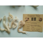 Devon and Cornwall longwool china clay fawn tan  curly wool