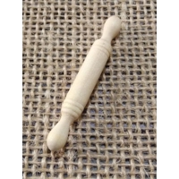 Miniature wood rolling pin for diaoramas, props for photography etc