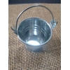 Miniature metal bucket for diaoramas, props for photography etc