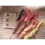 Bonfire Night  Teeswater Curly wool, 10g (v)