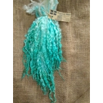 Teal Aqua Dip curly wool ringlets 28g, 14g or 7g, teeswater curly wool locks (v)