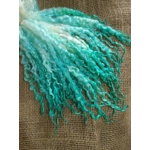Teal Aqua Dip curly wool ringlets 28g, 14g or 7g, teeswater curly wool locks (v)