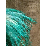 Teal Aqua Dip curly wool ringlets 28g, 14g or 7g, teeswater curly wool locks (v)