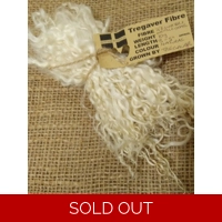 natural undyed wensleydale x teeswater lamb locks (v)