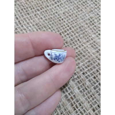 Miniature China Tea Cup and Saucer for crafting