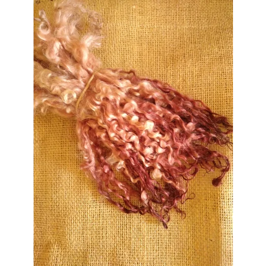 Autumn Heather wool locks, 28g 14g 7g (v)