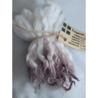 Dusky mix (purple/brown)  white faced dartmoor wool  lamb locks