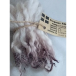 Dusky mix (purple/brown)  white faced dartmoor wool  lamb locks