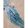 Winter sprite blue/green/silver mix Masham Curly wool Locks, approx 11-13 Winter sprite blue/green/silver mix Masham Curly wool Locks, approx 11-13