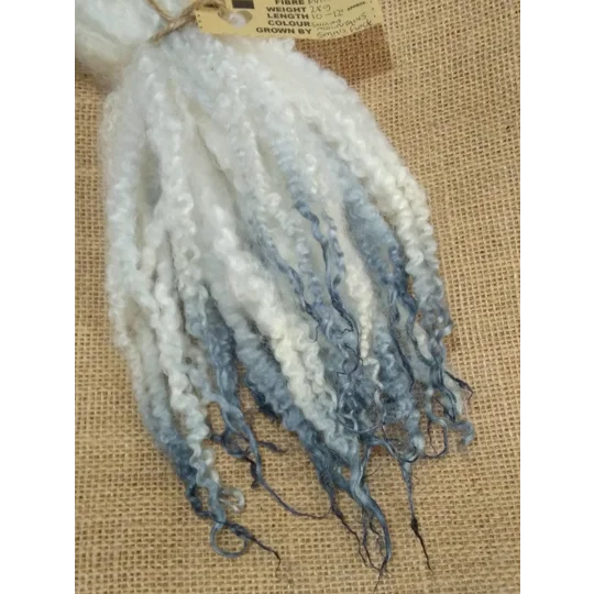 Snowy Mountains Masham Curly wool Locks, approx 10-12", various weights